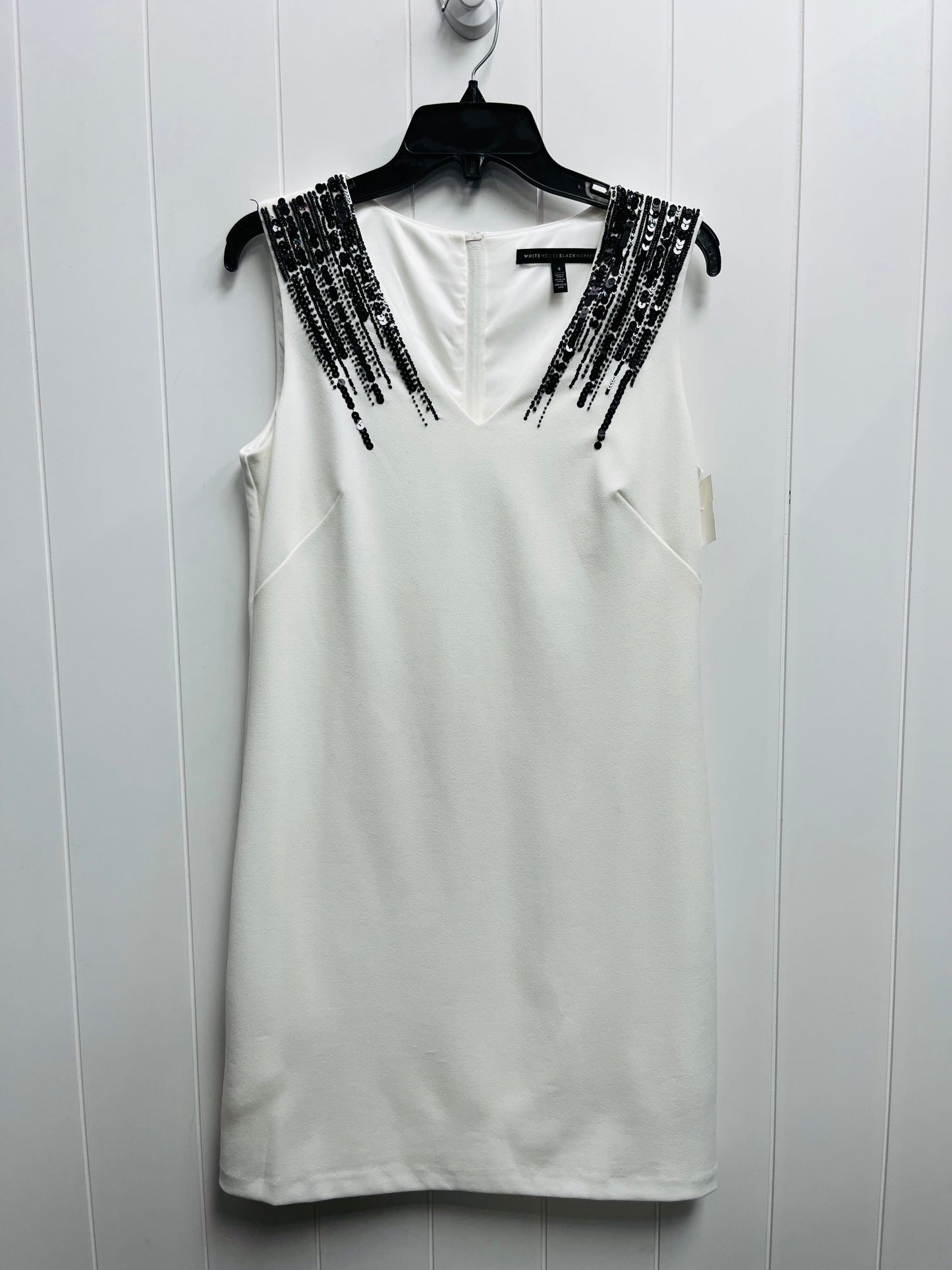 Dress Work By White House Black Market In Black & White, Size: 4