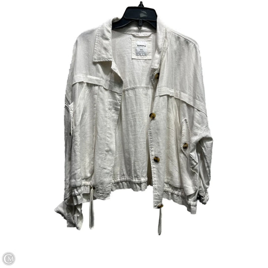 Jacket Moto By Sonoma In White, Size: Xxl