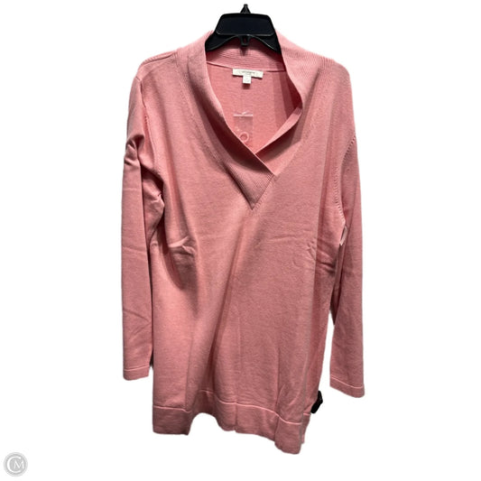 Sweater By Liz Claiborne In Pink, Size: Xl