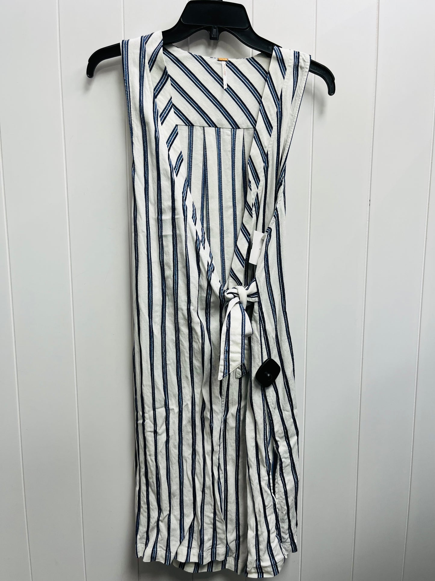 Tunic Sleeveless By Free People In Blue & White, Size: S