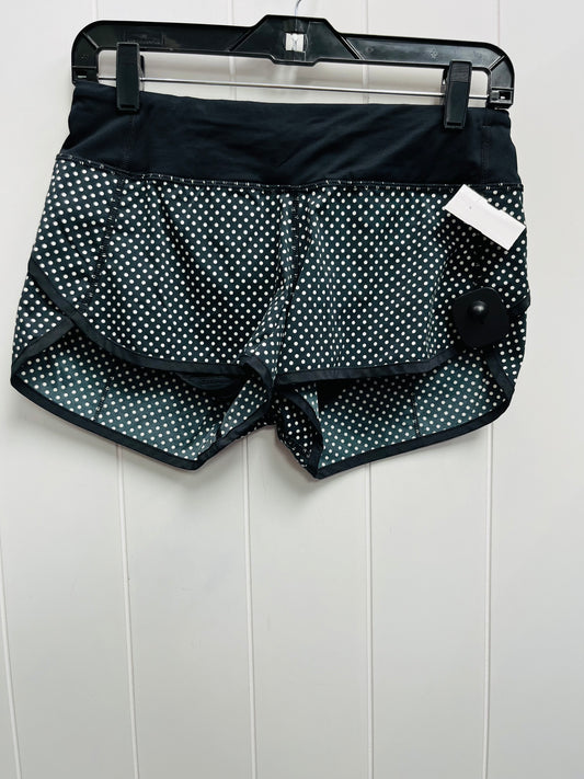 Athletic Shorts By Lululemon In Black & White, Size: 4