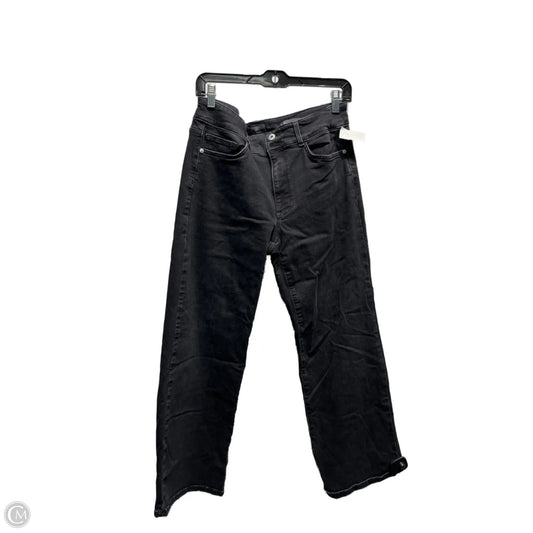Jeans Wide Leg By J. Jill In Black Denim, Size: 10p