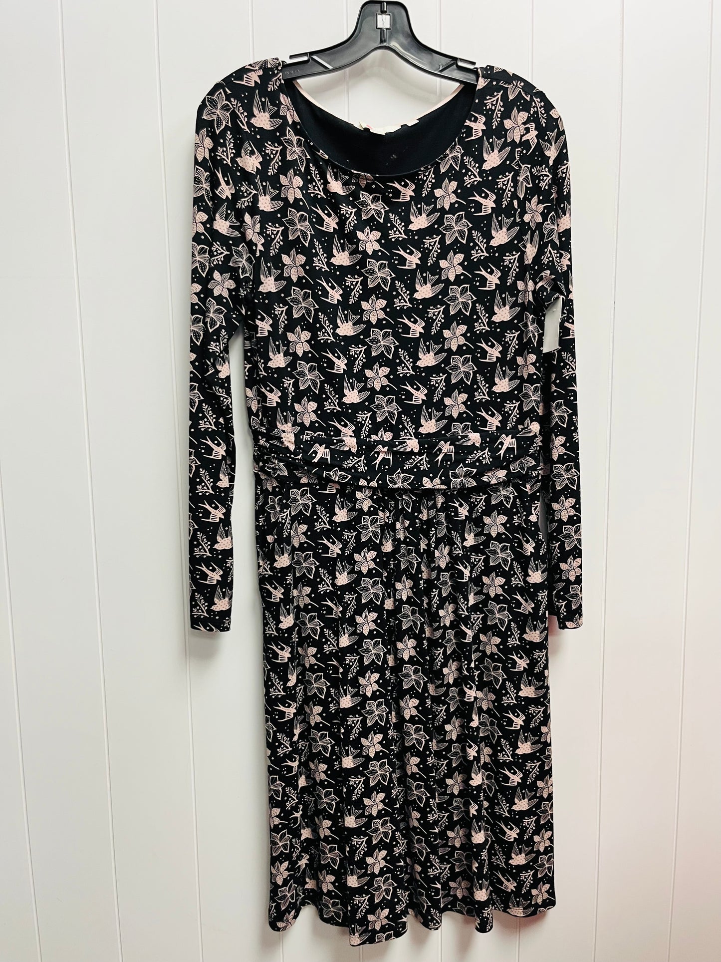 Dress Casual Short By Boden In Black & Pink, Size: 8