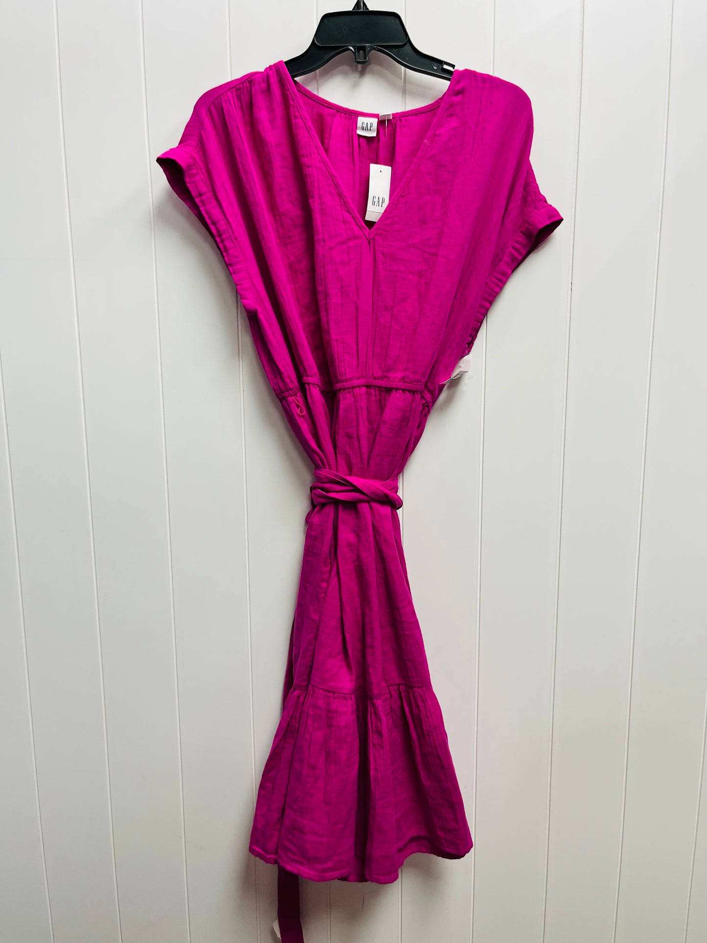 Dress Casual Midi By Gap In Purple, Size: L