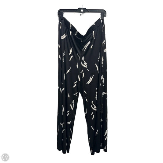Pants Wide Leg By TRUTH AND STYLE In Black & White, Size: L