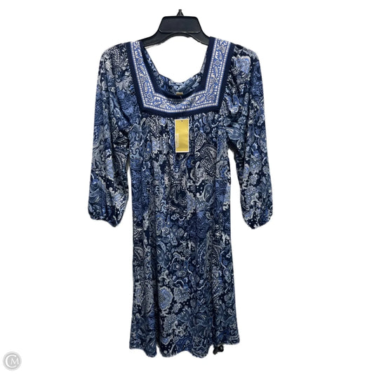 Dress Work By Michael By Michael Kors In Blue & White, Size: Xs