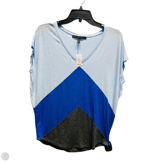 Top Short Sleeve By White House Black Market In Blue, Size: Xs