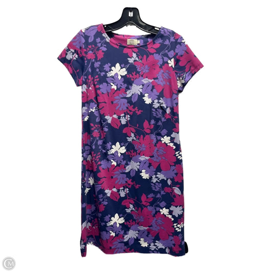 Dress Casual Short By  Ktherine way In Blue & Pink, Size: Xs