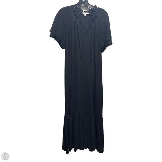 Dress Casual Maxi By Chicos In Black, Size: Xl