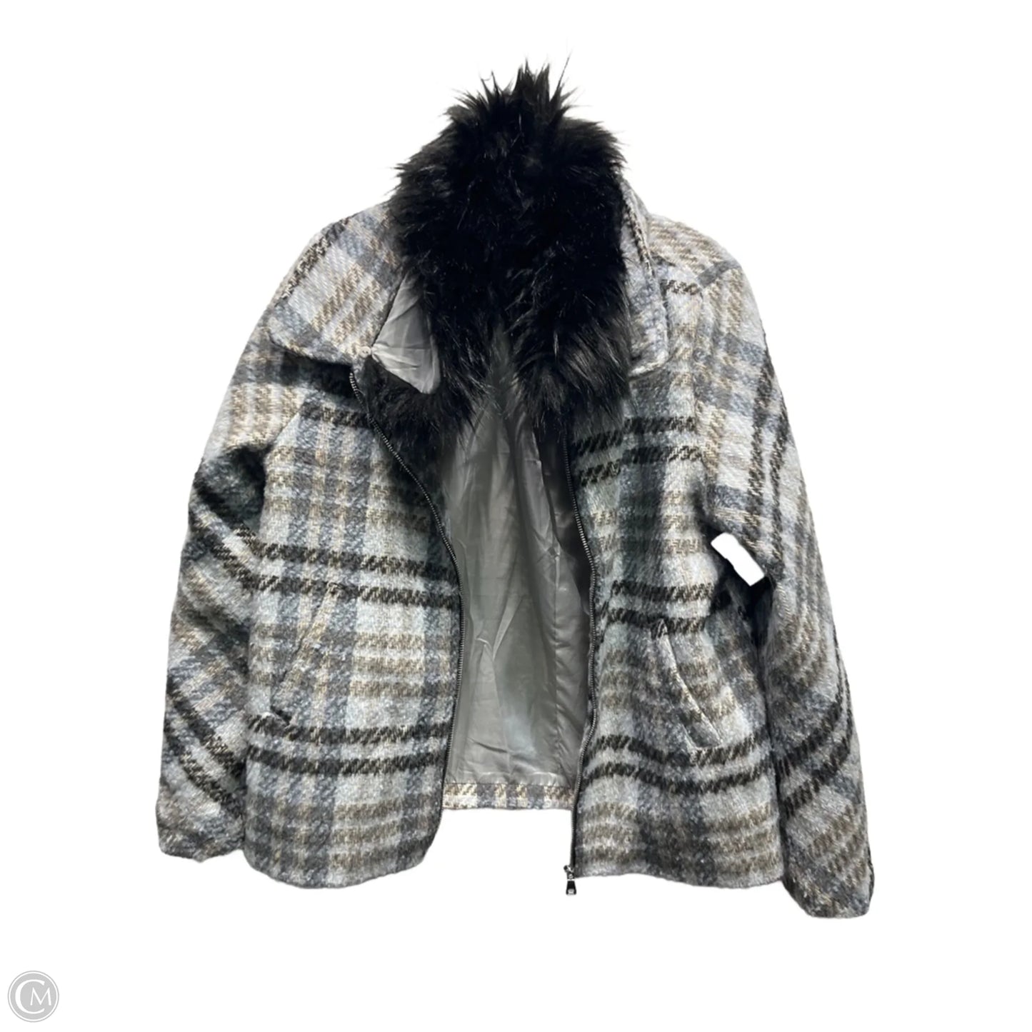Jacket Other By angeleno In Black & Blue, Size: L