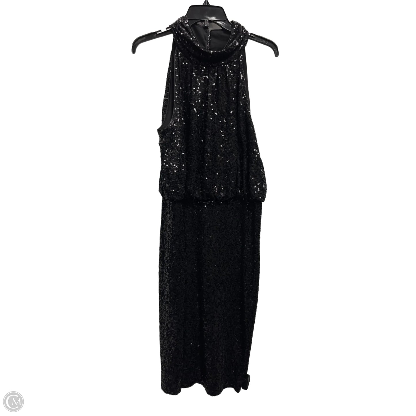 Dress Party Midi By Eliza J In Black, Size: 16