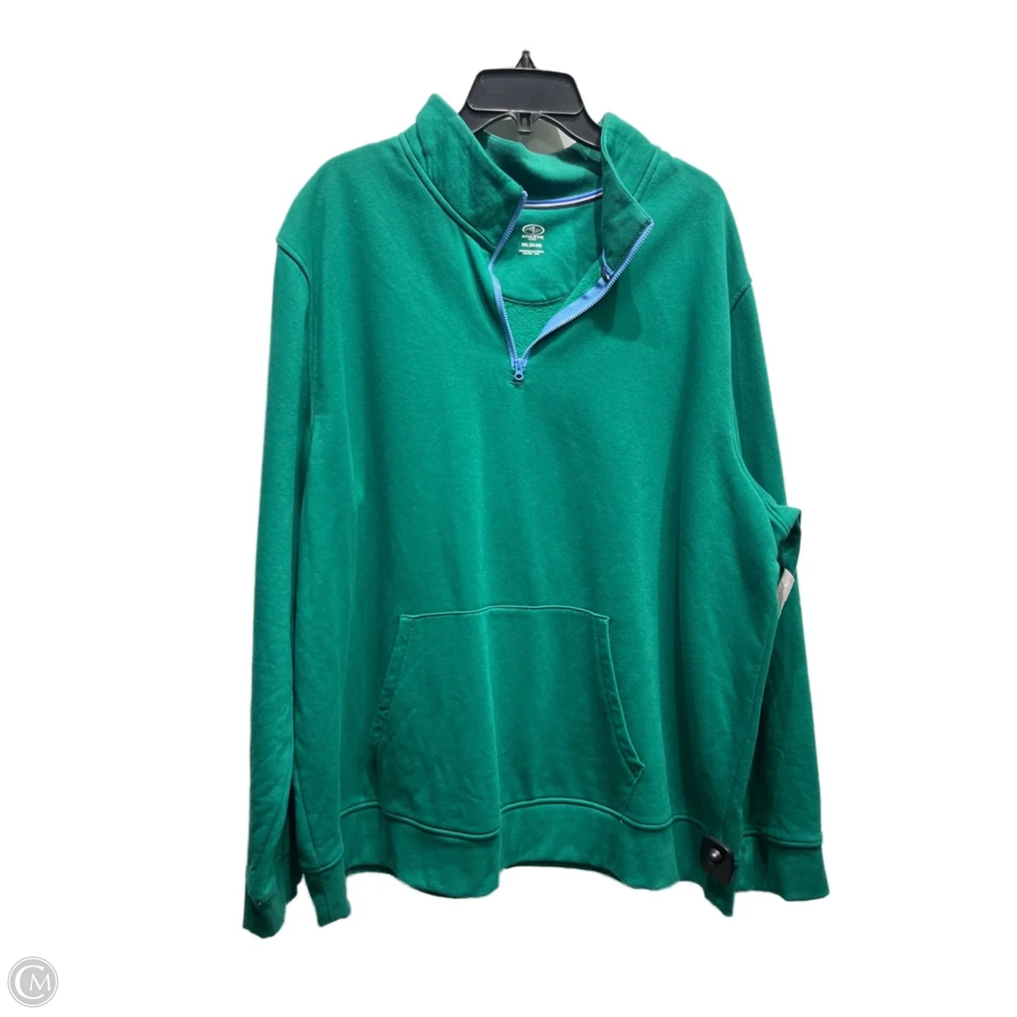 Sweatshirt Collar By Athletic Works In Green, Size: 3x