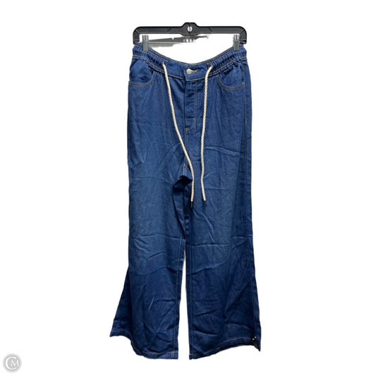 Jeans Wide Leg By Loft In Blue Denim, Size: 8
