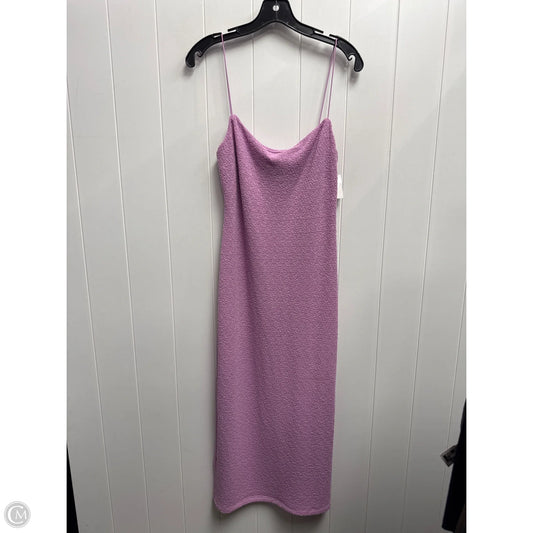 Dress Casual Midi By Astr In Purple, Size: L