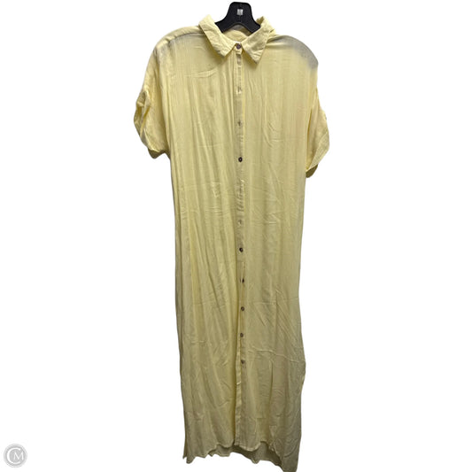 Dress Casual Maxi By blue island In Yellow, Size: M