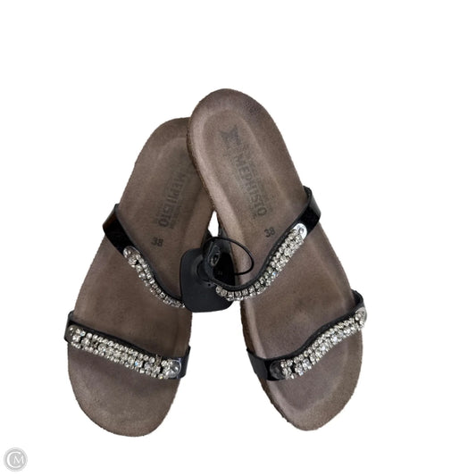 Sandals Flats By Mephisto In Black, Size: 7.5
