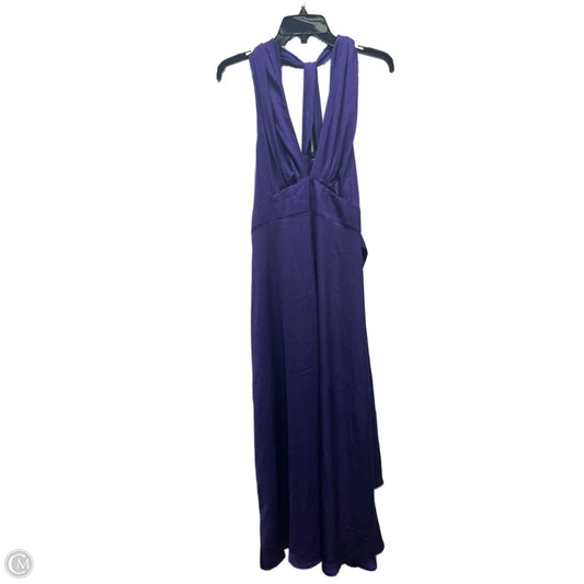 Dress Party Long By Banana Republic In Purple, Size: 12