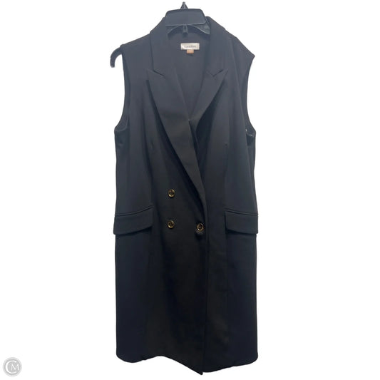 Dress Work By Calvin Klein In Black, Size: 14