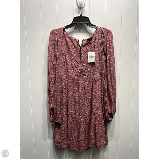 Dress Casual Short By afrm In Orange & Purple, Size: Xs