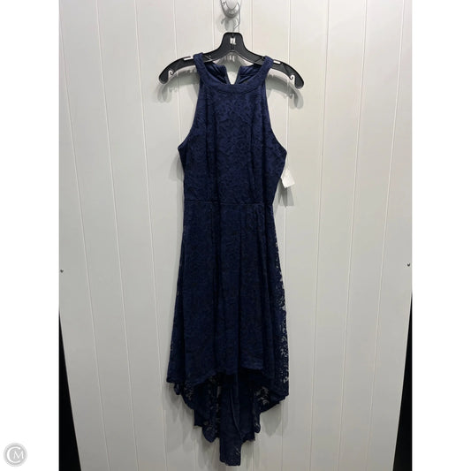 Dress Party Long By Clothes Mentor In Navy, Size: Xl