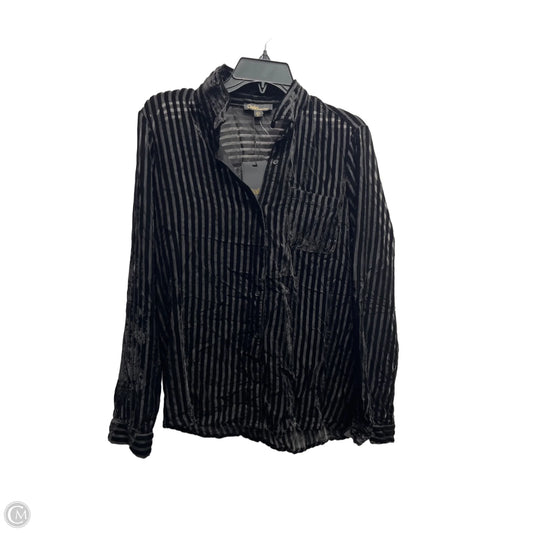 Top Long Sleeve By Dalia In Black, Size: L