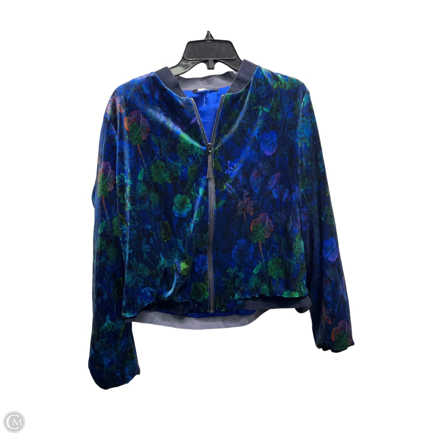 Jacket Other By T Tahari In Blue & Green, Size: L