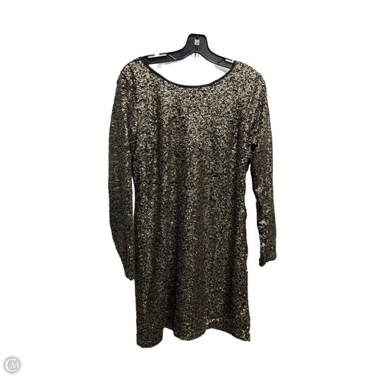 Dress Party Short By Abercrombie And Fitch In Black & Gold, Size: L