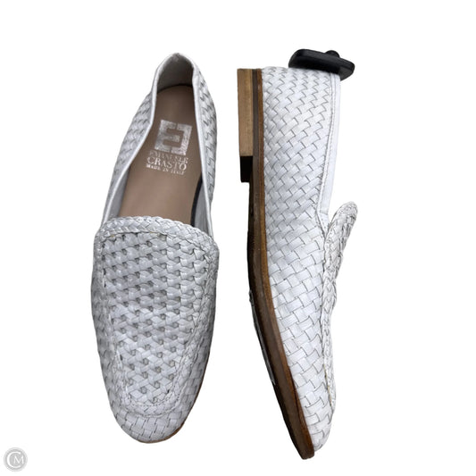 Shoes Flats By Clothes Mentor In White, Size: 10