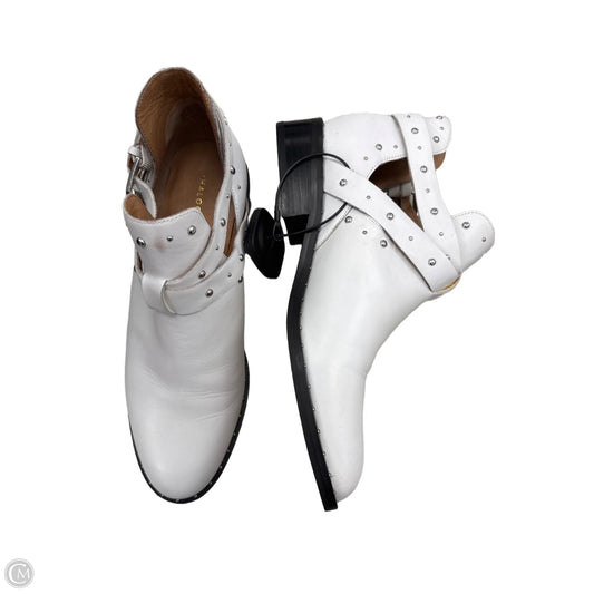 Boots Ankle Flats By Halogen In White, Size: 9
