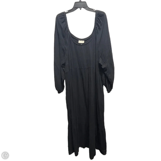 Dress Casual Maxi By Universal Thread In Black, Size: 2x