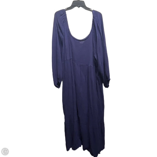 Dress Casual Maxi By Universal Thread In Navy, Size: 2x