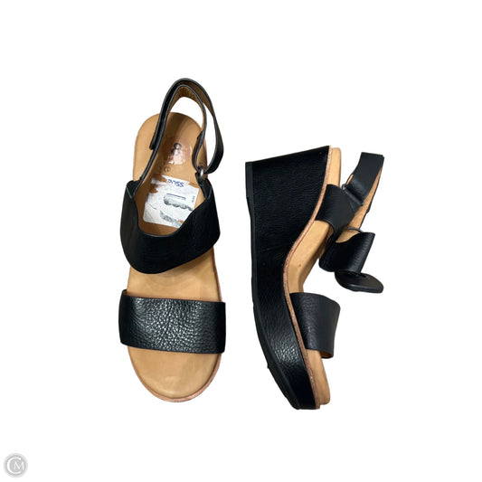 Sandals Heels Wedge By Gentle Souls In Beige, Size: 8