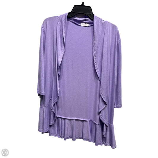 Cardigan By BLUETIME In Purple, Size: M