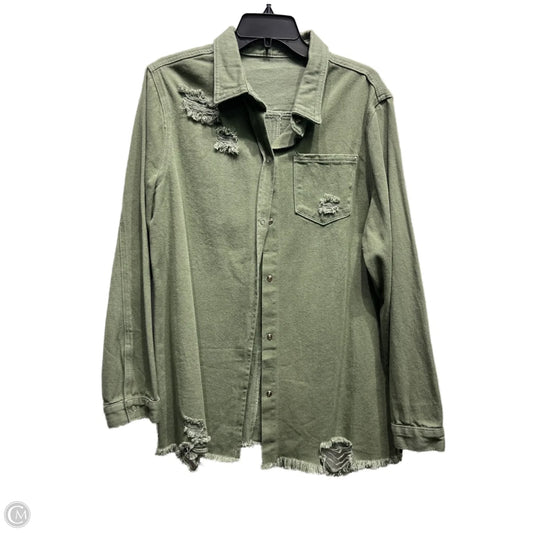Jacket Other By Clothes Mentor In Green, Size: Xl