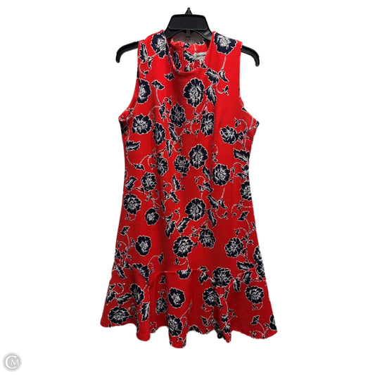 Dress Work By Shelby And Palmer In Blue & Red, Size: 16