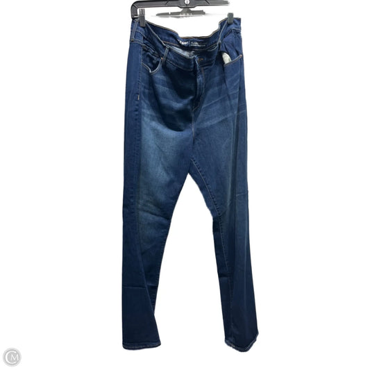 Jeans Flared By Old Navy In Blue Denim, Size: 18