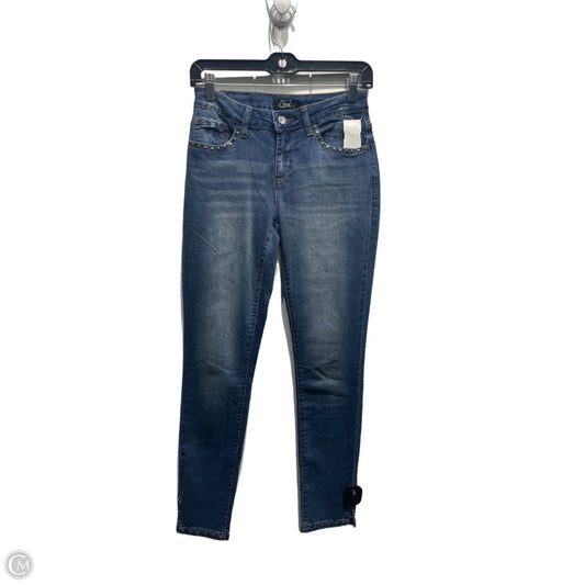Jeans Skinny By Earl In Blue Denim, Size: 4