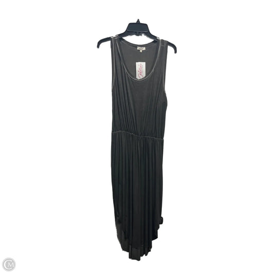 Dress Casual Midi By La Miel In Grey, Size: M