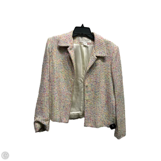 Blazer By Jones New York In Pink & Yellow, Size: 10