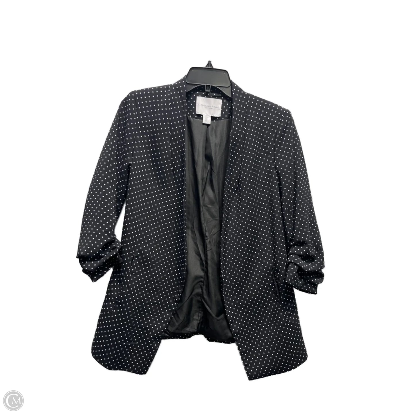 Blazer By Carolina Belle In Black & White, Size: S