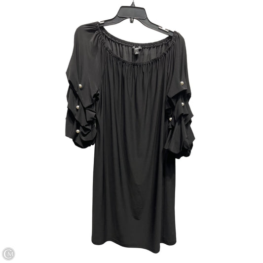 Dress Casual Short By Roz And Ali In Black, Size: Xl