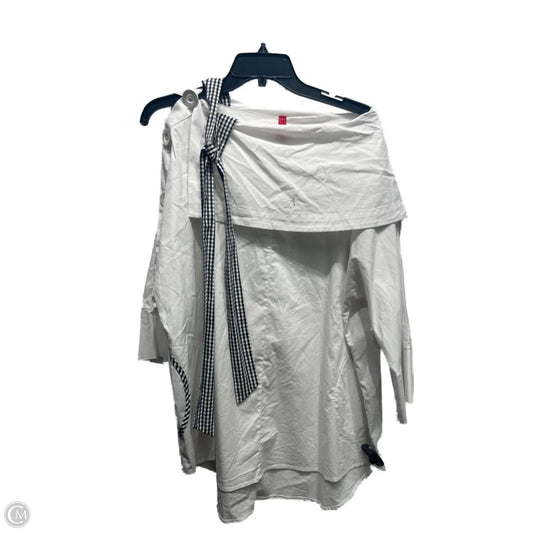 Top Long Sleeve By Ic By Connie K In Black & White, Size: Xl