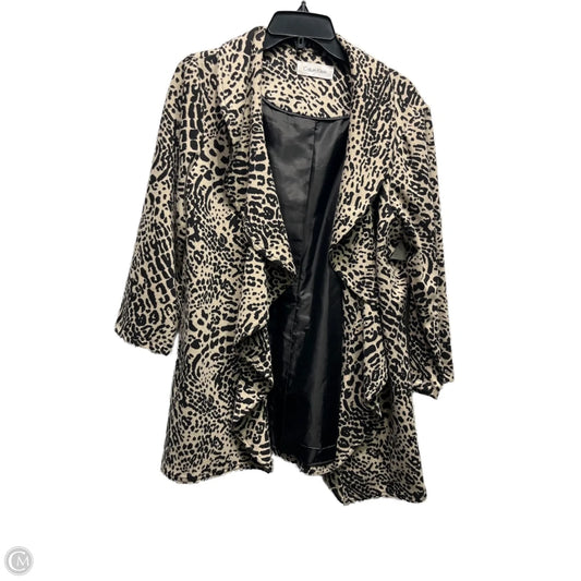 Blazer By Calvin Klein In Black & Cream, Size: L