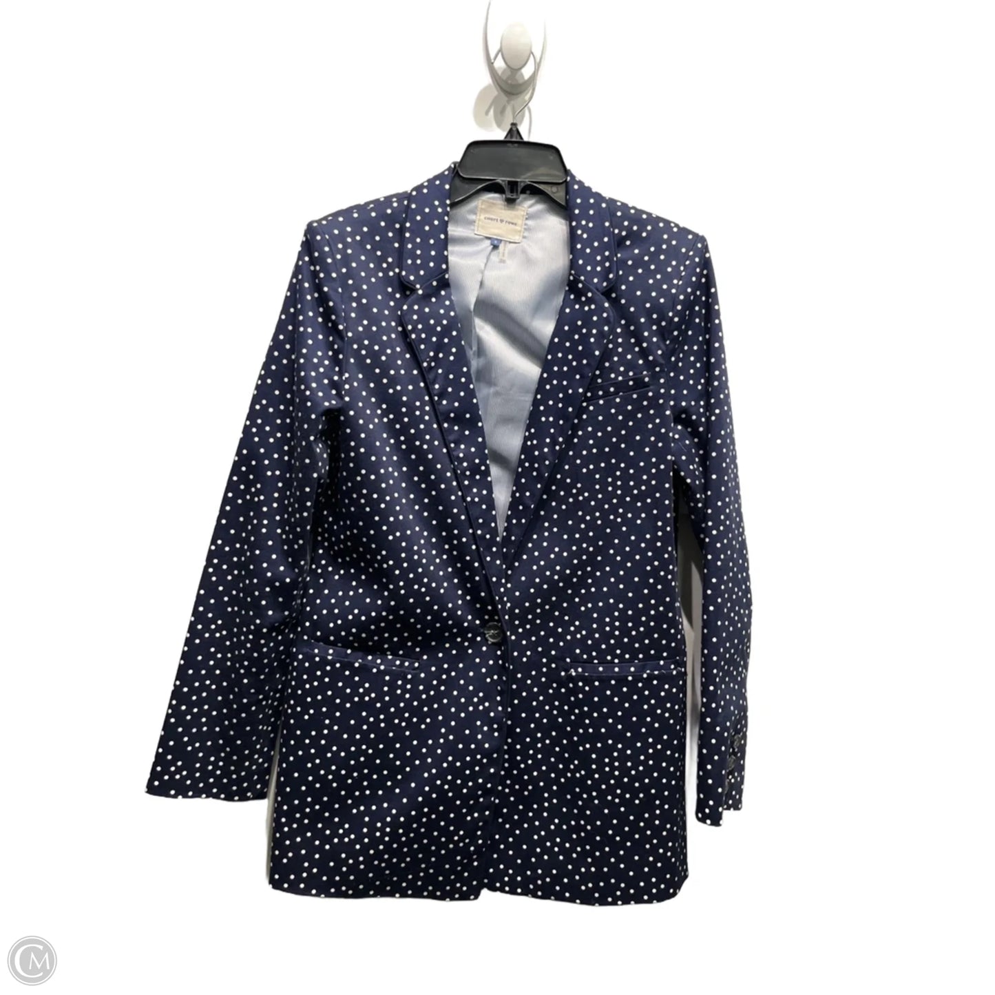 Blazer By  COURT AND ROWE In Blue & White, Size: 8