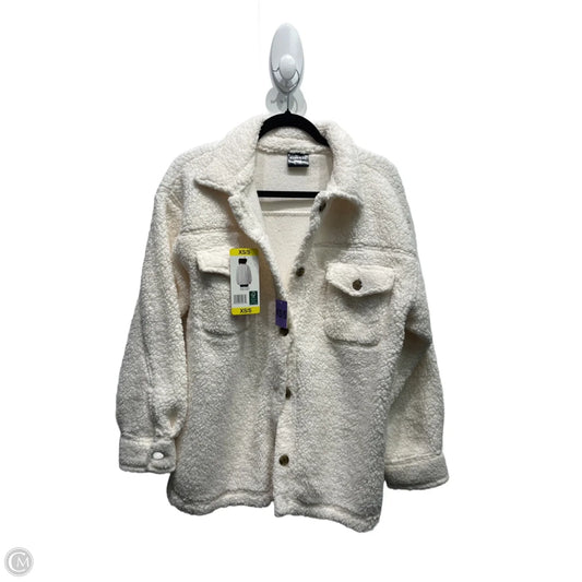 Jacket Faux Fur & Sherpa By 32 Degrees In Cream, Size: S
