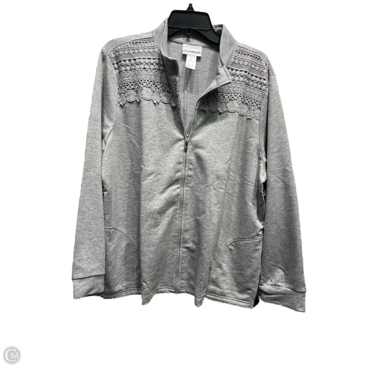 Jacket Other By Alfred Dunner In Grey, Size: Xl