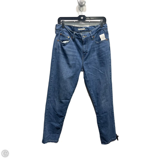 Jeans Boyfriend By Levis In Blue Denim, Size: 6