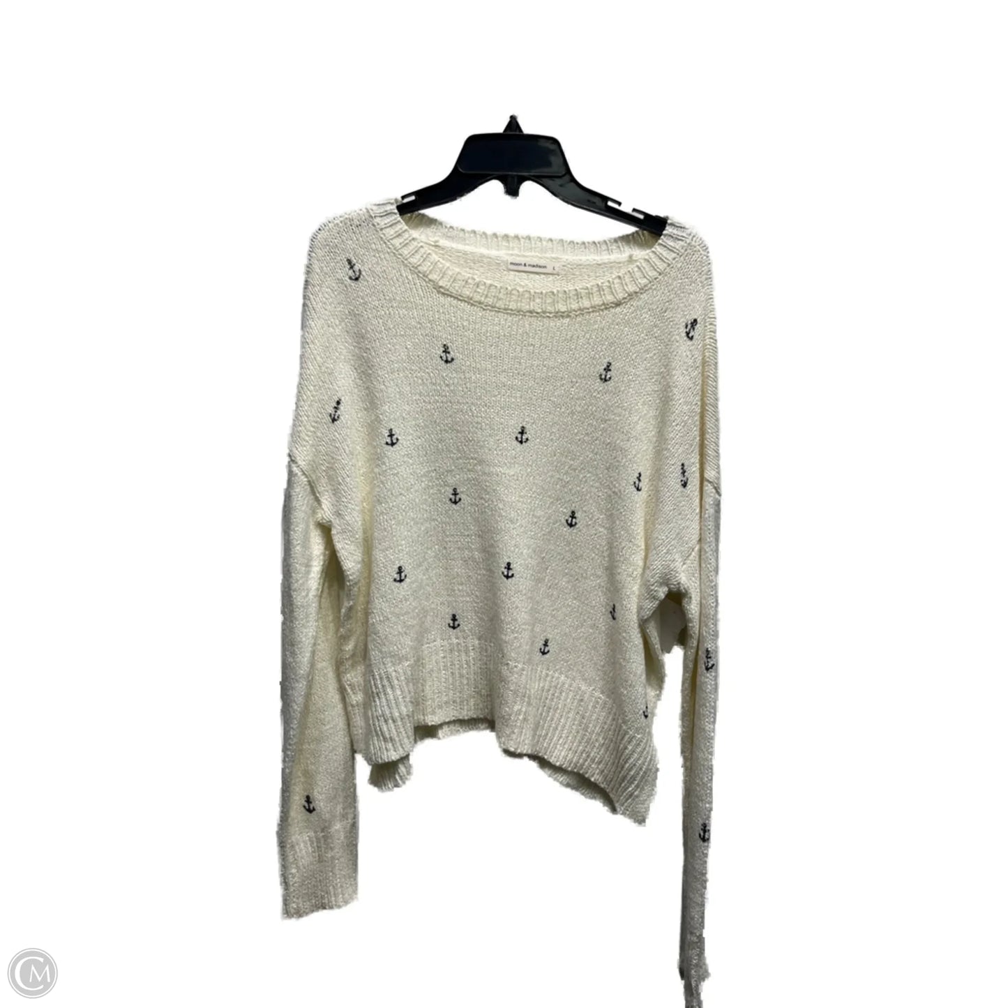 Sweater By MOON AND MADISON In Cream, Size: L