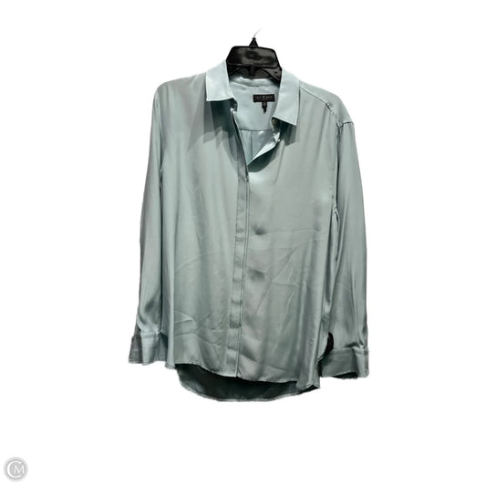 Top Long Sleeve By Rag And Bone In Green, Size: L