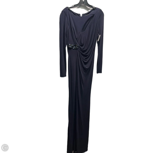 Dress Party Long By David Meister In Navy, Size: 2